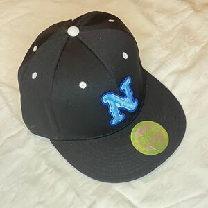 Dome Nashville Sound Flex Size M/LHat‎ Baseball Cap Blue N Logo Black